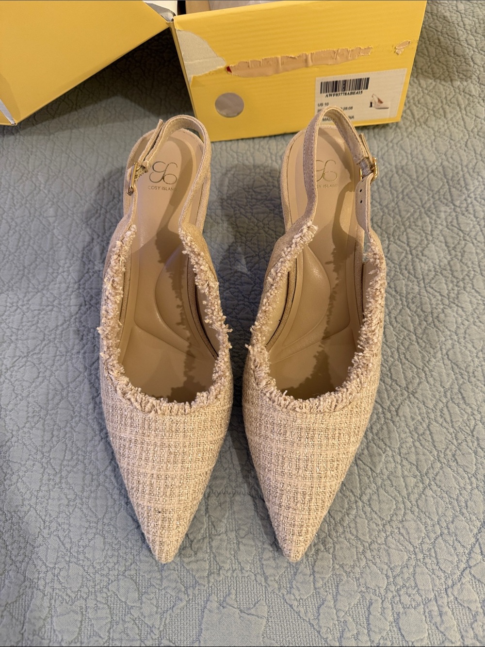 Cozy Island Slingback Pumps. NWT!
